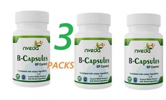 3 x Nveda B-Capsules 180 Caps for BP Control Hypertension Management Exp 2028