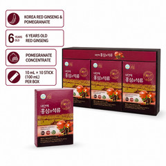 Daedong Goryeosam Korean Red Ginseng Pomegranate 50ml(1.69oz) × 30 Pouch