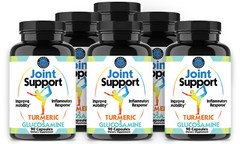 Joint Health w/ Joint Support with Turmeric and Glucosamine, 6-Pack
