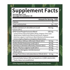 1-6X Mullein Drops Leaf Extract for Immune Support, Detox & Support