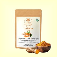Golden Himalayan Organic Turmeric Powder 8 oz