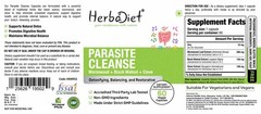Parasite Cleanser Capsules Natural Detox Cleanse | Wormwood, Black Walnut, Clove