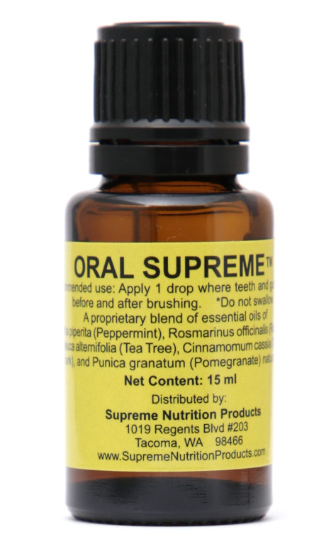 Oral Supreme by Supreme Nutrition, Essential Oil Blend for Oral Health | 15 ml