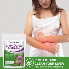 Organic 30 Days Liver Detox Tea Bags Milk Thistle Lung Liver Health Boost Immune