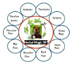 Joint Pain Relief Herbal Magic Oil for Arthritis Knee Shoulder Back and Muscles