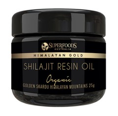 Shilajit Resin Oil Himalayan Gold 25g – High Altitude Purest Avail, Free Express