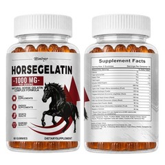 Horse Gelatin 1000MG Gummies – Hydrolyzed Gelatin Complex