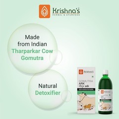 KRISHNA’S HERBAL & AYURVEDA Desi Cow Gomutra Ark 1000ml