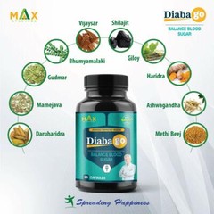 Max Ayurveda Diaba Go For Balance GOOD HEALTH – 60 capsules (Pack of 1)