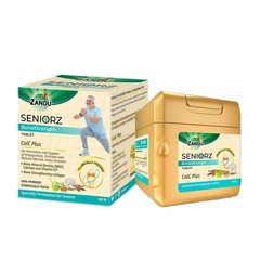 Zandu Seniorz BoneStrength Tabs | Natural Calcium + D3 | BMD Support | 60s h854