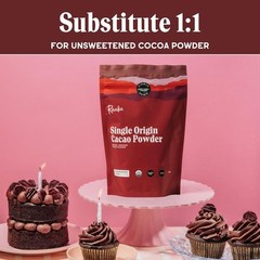 Chocolate Organic Cacao Powder – Unsweetened, Non-Alkalized, Perfect for Baking