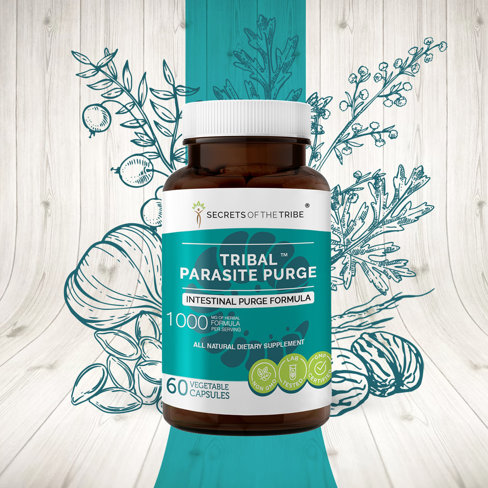 Secrets Of The Tribe Tribal Parasite Purge Capsules, 500 mg