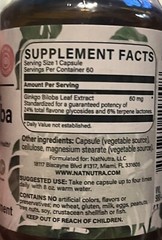Natural Nutra Ginkgo Biloba, Circulation & Brain Health, 60 Vegan Capsules-5/26