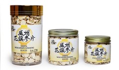 USTCM Wisconsin American Ginseng Slices Large Slices 純正威州花旗參片 大片