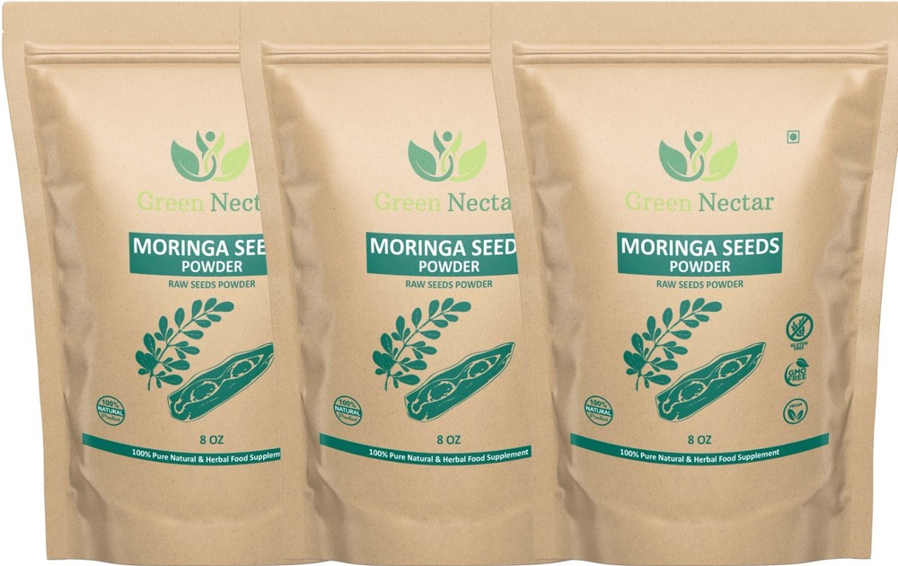 Moringa Seed Powder 8 oz (3 pack) |Superfood, Antioxidant, Immunity Booster