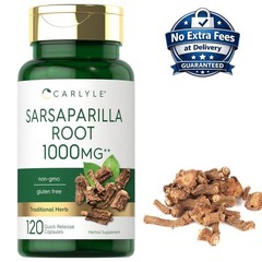 Extracto de Raíz de Zarzaparrilla 1000mg 120 Cápsulas | Smilax officinalis