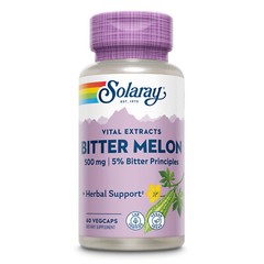 Solaray Bitter Melon Fruit Extract 500mg 5% Bitter Principles | 60 VegCaps