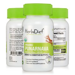 Organic Punarnava Root Capsules Boerhavia Diffusa Kidney Liver Tonic Weight Loss