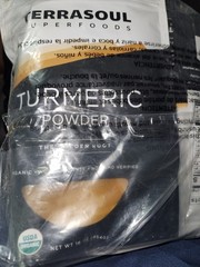 Terrasoul Superfoods Organic Turmeric Powder, 2-16Oz : Curcumin – (2 pounds)