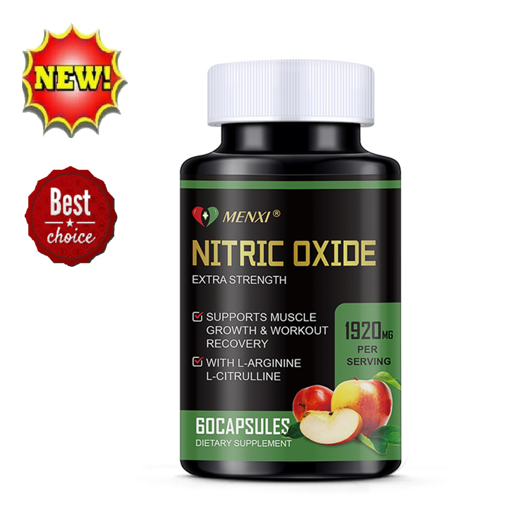 Nitric Oxide Booster Supplement L-Arginine 1920mg Highest Potency Muscle Pump