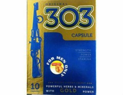 Dindayal Original 303 (10 Capsule ) Herbal Free Ship Worldwide long expiry