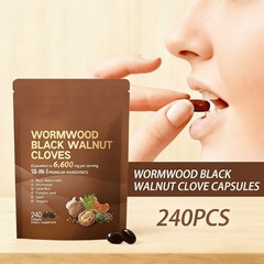 VivoNu Wormwood Black Walnut Cloves Capsules,Natural Cleanse&Metabolism Support-