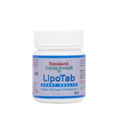 Pack of 3 X Hamdard Lipotab 60 Tablet To Reduces bad cholesterol levels W972
