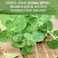 Garden of Life Organics OIL OF OREGANO Seasonal Drops Liquid Herbal Supplement