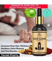 NEW XXXL GAIN 14+ INCHES ENLARGER GROWTH OIL| FASTER – 15 ML + FREE SHIP IN USA