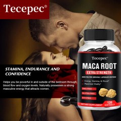 Maca Root Extra Strength 4000mg Per Serving (Lepidium Meyenii), Energy, Stamina