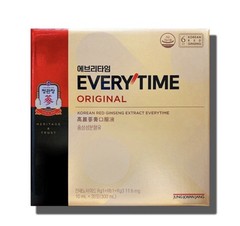 JungKwanJang Everytime Original Korean Red Ginseng Extract 10mL Stick – 30 Count