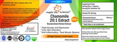 Chamomile Flower Extract Capsules (Matricaria Recutita) APIGENIN For Anxiety