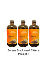 Black Seed Bitters 100% Natural Organic 16 oz bottle Pack of 3
