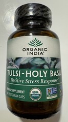Organic India Tulsi-Holy Basil 60 Veggie Caps Gluten-Free, Kosher, Organic.