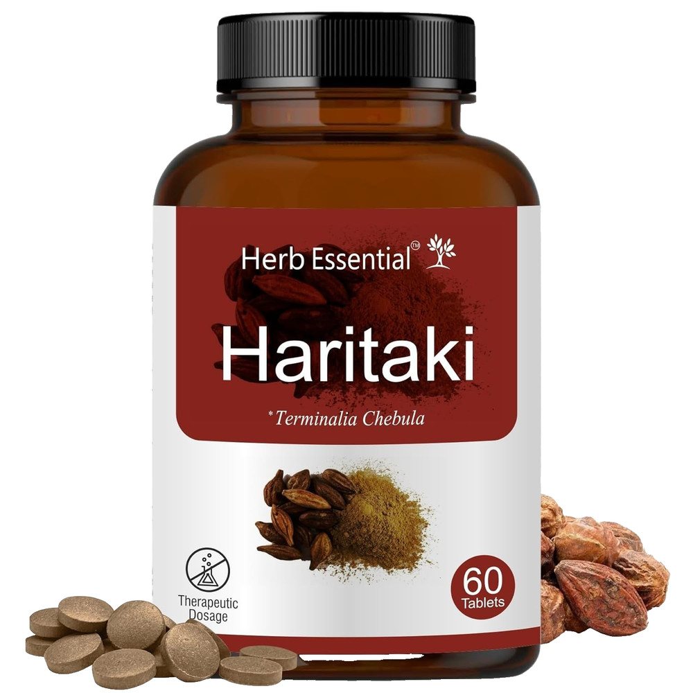 Haritaki Tablets Terminalia Chebula | Supports Digestive Health, Detoxification