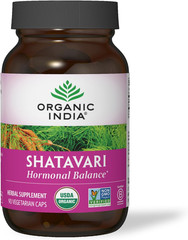 ORGANIC INDIA Shatavari Capsules – Herbal Supplement, Supports Hormonal Balance,