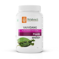 Krishna’s Vaividang (Embelia Ribes) Powder – (100 Gm)