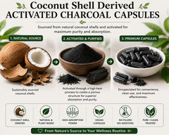 Activated Charcoal Capsules 60 120 180 ct Vegan Pure Powder No Fillers