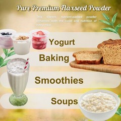 Linaza 100% Natural Flaxseed Powder for Omega-3, Fiber & Digestive Wellness-Peru
