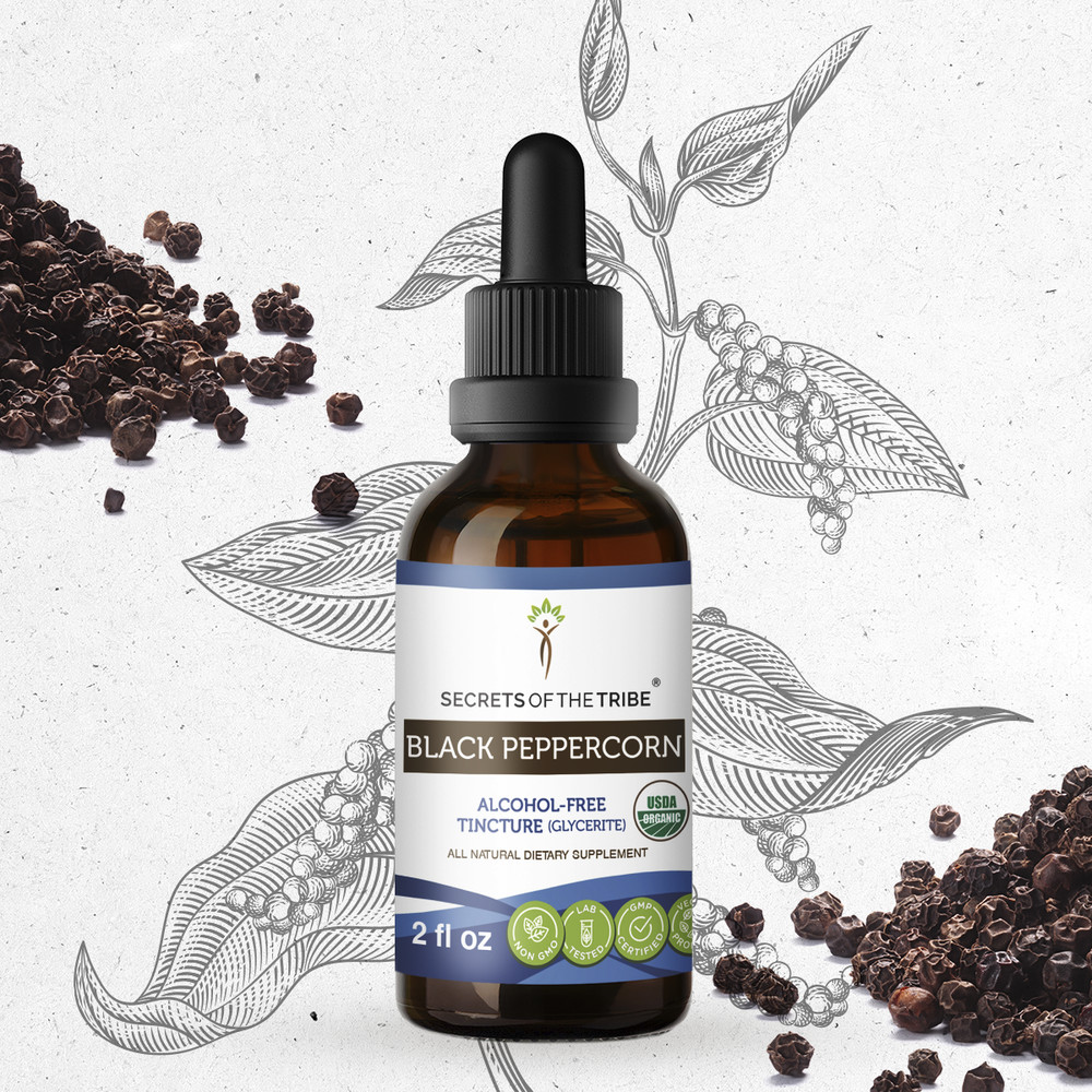 Secrets Of The Tribe Black Peppercorn Tincture Alcohol-FREE