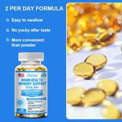 Brain Health Memory Support,Brain Booster,Healthy Brain Function,1 Bottle