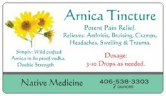 Arnica Tincture ~FAST Pain Relief. Arthritis, Migraines, Bruises, Injury & Spasm