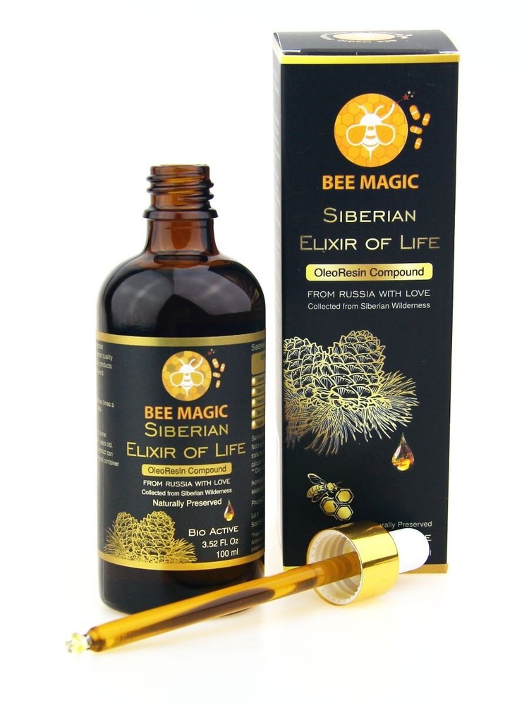 Siberian Cedar Sap Oleoresin, Elixir of Life, 100 ml