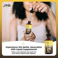 Organic Maca Root Liquid Drops Ashwagandha Fenugreek Beet Root and L-Arginine