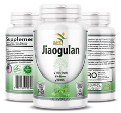 Jiaogulan Herb Pills 100% Gynostemma Pentaphyllum 60 Veggie Caps Organic 500mg