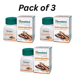 3x Himalaya Ashwagandha Ashvagandha 180 Tablet Ayurvedic Herbal General Wellness