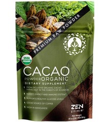 Healthful Organic Cacao Powder – 1 lb & Unsweetened Delight for Desserts