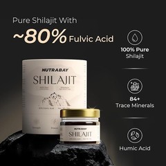 100% Pure Himalayan Shilajit, Soft Resin, Organic, Extremely Potent, Fulvic Acid