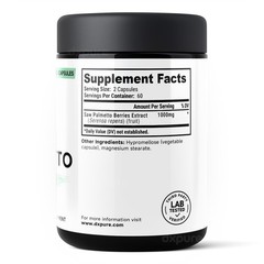 Saw Palmetto Extra Strength Prostate Supplement – 1000mg – 120 Capsules