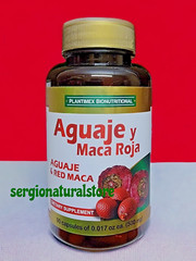 Red Maca Roja & Aguaje 90 Capsules Maca Aguaje Palm Red Maca Free shipping